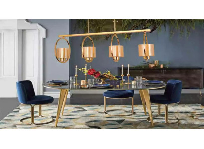 Deckenlampe Deckenleuchten Lampe Leuchte Luster Glass Luxus Esszimmer