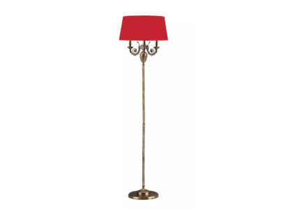 Rot Stehlampe Stehleuchter Lampe Leuchte Gold Lampen 50x173