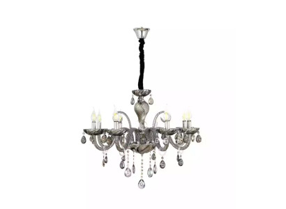 Kronleuchter Smoke Crystal im Wohnzimmer neu schick Luxus zu Hause