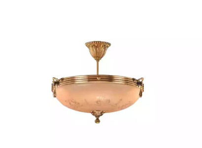  Kronleuchter Deckenlampe Lüster Deckenleuchter Lampe Glas Gold Beige