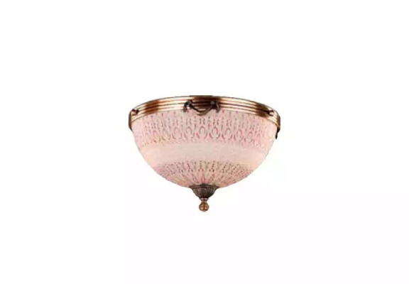 Deckenlampe Lüster Deckenleuchter Lampe Kronleuchter Glas Braun Art