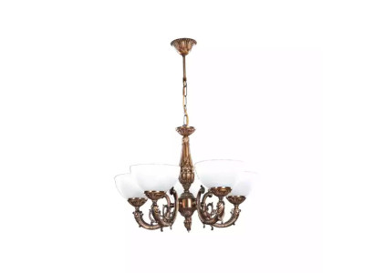 Deckenlampe Lüster Deckenleuchter Antique Kronleuchter Lampe Glas Gold