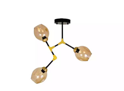  Lüster Kronleuchter Deckenlampe Deckenleuchter Lampen Gold Modern Glas
