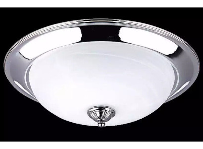 Deckenlampe Lüster Deckenleuchter Kronleuchter Silber Glas Lampen Rund