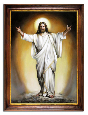 Religion Jesus Christus Gott Göttlich Ölbild Bild Ölbilder Rahmen Bilder G95276