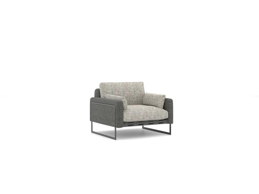 Wohnzimmer Sessel Modern Design Grau Polstersessel Neu Sitz Einrichtung