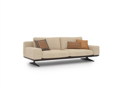 Wohnzimmer Sofa Dreisitzer Couch Textil Möbel Polstersofa Designer Einrichtung