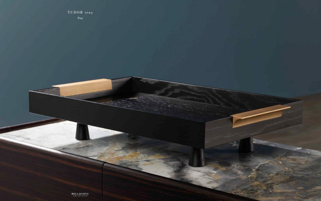 Holz Heim Dekor & Küche Verwendung Portion & Essen Tablett neue Farbe braun