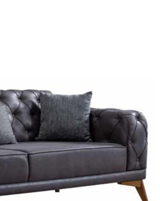 Sofa Polstermöbel Style klassisches Sofa 3+2+1 Chesterfield Komfortables SetNeu