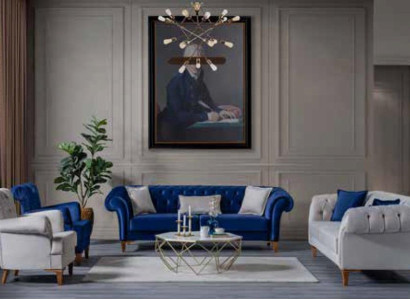 Wohnzimmer Luxus Sessel Einsitzer Moderner Cocktailsessel Polstermöbel