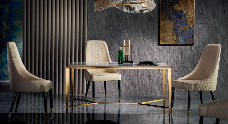 Esstisch Tisch Gruppe Esszimmer Wohnzimmer Tische Garnitur Holz Design