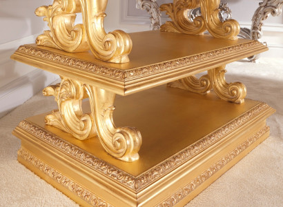 Beistelltisch Echtholz Barock Rokoko Couchtisch Beistelltische Klassische Möbel