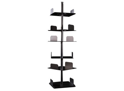 Drehbares Bücherregal Regal Metall Italienische Möbel Einrichtung Regale Neu