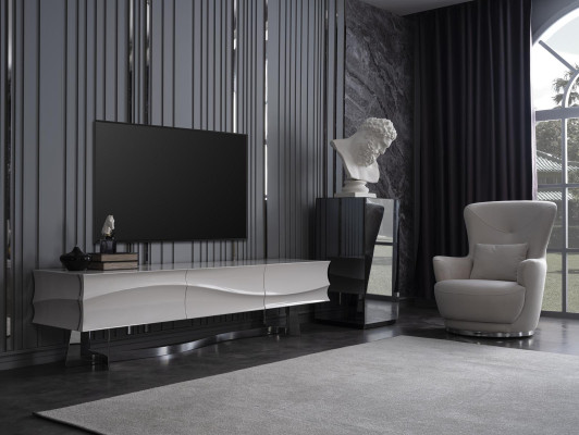 Villa Möbel Einrichtung Europäische Möbel Wohnzimmer Set Sofagarnitur 3tlg.