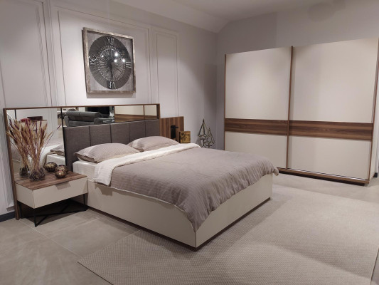 Nachttische Weiß Modern Design Möbel Luxus Elegantes Schön Schlafzimmer