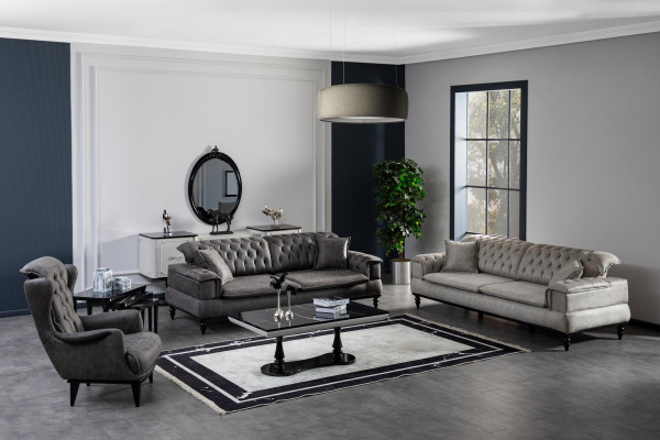Luxus Sofagarnitur 31 Sitzer Couchtisch Beistelltisch Sofa Neu Set 4tlg