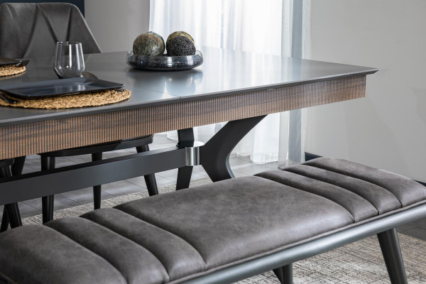 Esszimmer Set Tisch 4 x Stühle Bank Esstisch Essgarnitur Set 6tlg