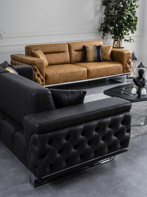 Wohnzimmer Sofa 4 Sitzer Luxus Designer Couch Polstersofas Modern