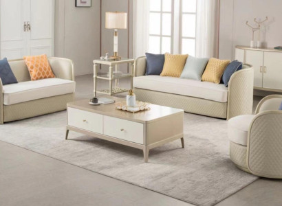Stoffsofa Sofagarnitur 3+2+1 Sitzer Set Designersofa Couchen Modernes