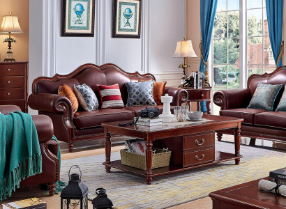 Sofagarnitur 3+2+1 Sitzer Sofa Wohnzimmer Klassisch Möbel Design Couch