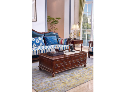 Klassischer Couchtisch Tisch Wohnzimmer Holz Couchtische Mit Schubladen