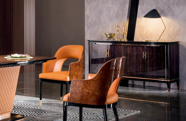 Königlicher Esstisch 6x Stühle Komplettes Esszimmer Tisch Stuhl 7tlg.