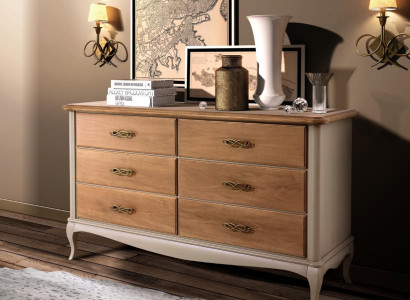 Wohnzimmer Kommode Kommoden Schubladen Holz Diener Fall Kabinett Massiv Neu