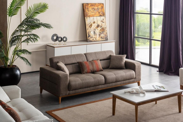 Luxus Wohnzimmer Sofa Dreisitzer Couch Modern Design Polstersofas