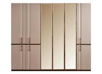 Beiger Kleiderschrank Luxus Schrank 6-türiger Schlafzimmer Schrank Neu