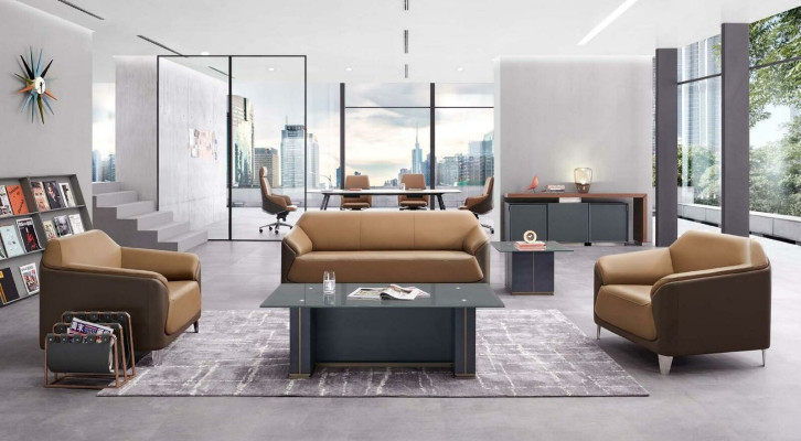 Wohnzimmer Set Sofagarnitur 3+1+1 Sitzer + Couchtisch Design Sofa Couch