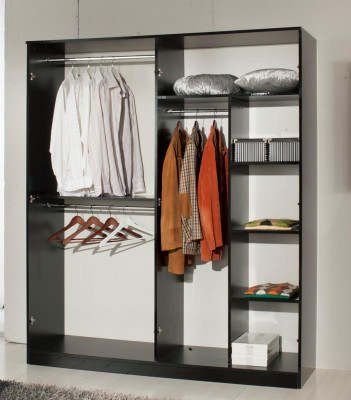 Eckschrank Schrank Holzschrank Bücherschrank Schrankkommode Kleiderschrank Neu