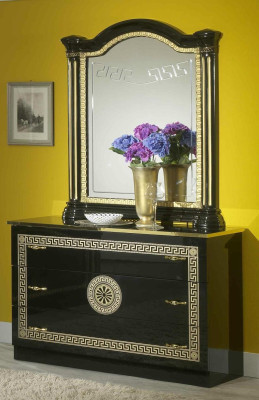 Spiegel Kommode Schrank Kommoden Anrichte Schlafzimmer Set Holz Modern Stil Neu