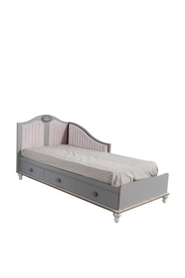 Kinderzimmer Design Set Bett Nachttisch Kommode Kleiderschrank 4 tlg.