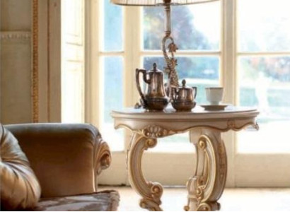 Beistelltisch Couchtisch Tisch Wohnzimmer Möbel Beige Holz Tische Rund