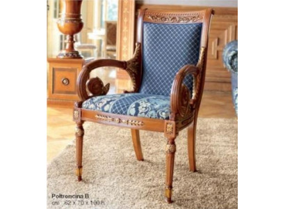 Esszimmerstuhl Stuhl Esszimmer Sessel Luxus Stuhl Stoff Blau