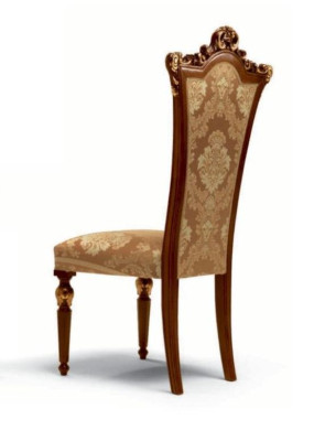 Esszimmerstuhl Stuhl Lehnstuhl Luxus Stühle Holz Braun Barock.