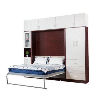 Schrank Bett Wandschrank Betten Wohnwand Schlafzimmer Gästezimmer Möbel Regal