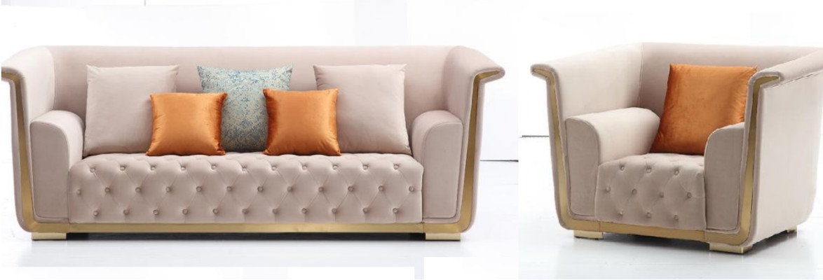 Beistelltisch Luxus Möbel Edelstahl Couchtisch Tische Konsolen Design Marmor Neu