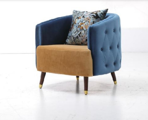 Sessel Couch Polster Designer Textil 1 Sitzer Polster Sitz Couchen Einsitzer Neu