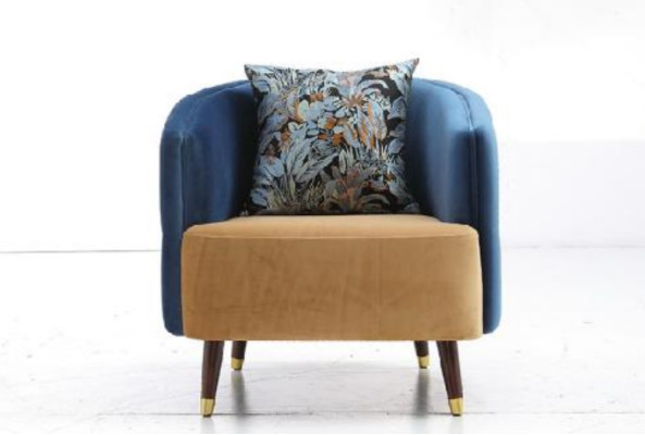 Sessel Couch Polster Designer Textil 1 Sitzer Polster Sitz Couchen Einsitzer Neu