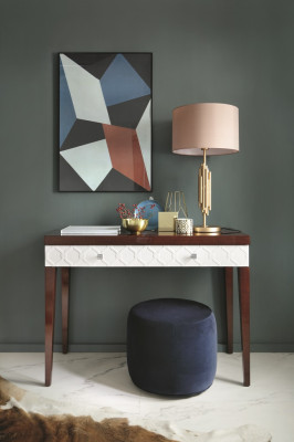 Designer Holz Konsolentisch Tisch Konsole Konsolentische Schmink Tisch