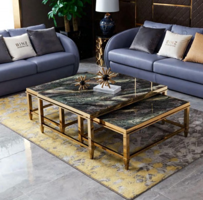 Luxus Wohnzimmer Möbel Sofagarnitur Ledersofa Couch Polster Set Design