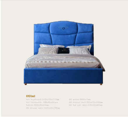 Bettgestell Design Polsterbett Bett Betten Hotel Hotelbett 180x200cm Luxus