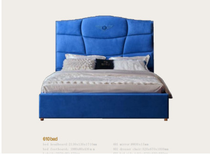 Bettgestell Design Polsterbett Bett Betten Hotel Hotelbett 180x200cm Luxus