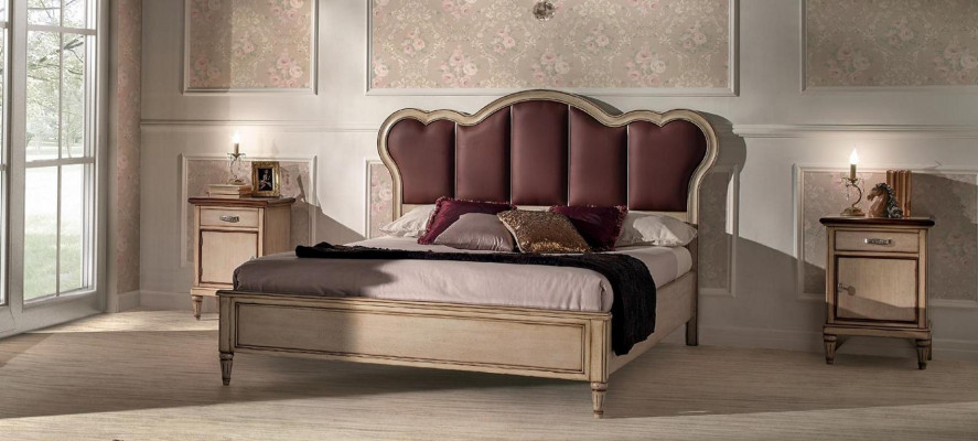 Doppelbett Schlafzimmer Hotel Ehe Luxus Bett 2x Nachttisch 3tlg. Set Betten Neu