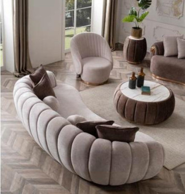 Runder Couchtisch Polster Tisch mit runden Tischplatte Couchtische Tische Möbel