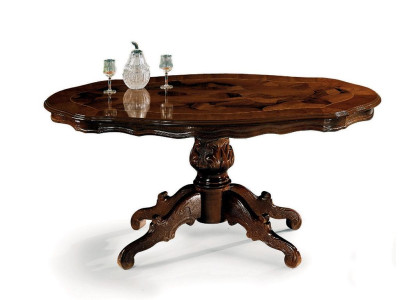 Klassischer Couchtisch Tisch Wohnzimmer Tische Barock Holz Couchtische Kaffee