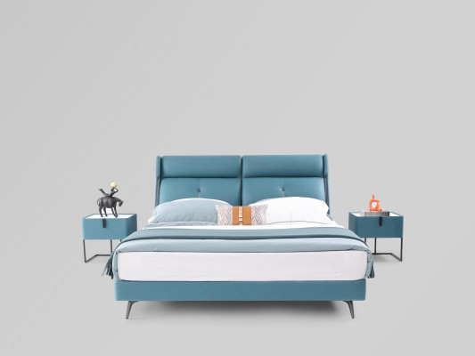 Betten Doppel Hotel Schlaf Zimmer Holz Neu 180x200cm Bett Polster Design
