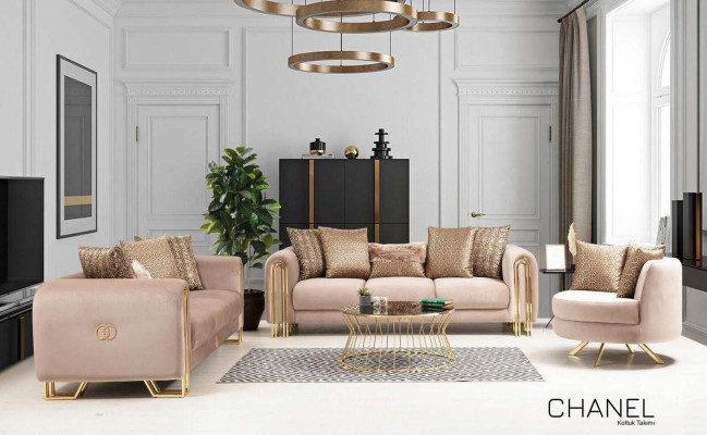 Sessel Luxus Design Möbel Klassisches Stil Design Textil Wohnzimmer Lounge Neu
