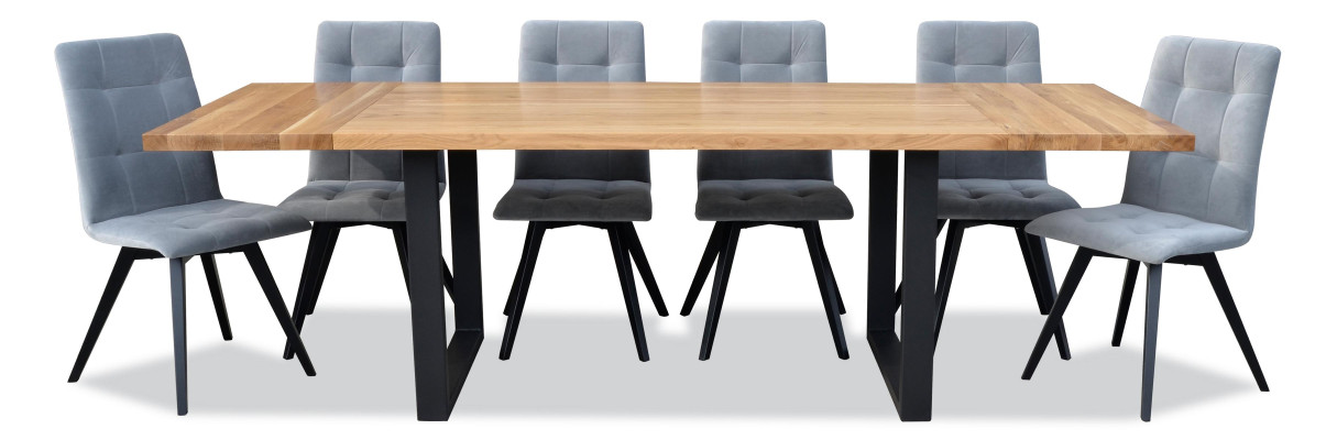 Esstisch 6x Stühle Klassische Garnitur Esszimmer 7tlg.Set Rechteckig Tisch Stuhl